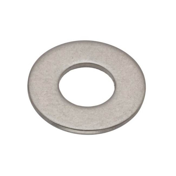 Flat Washer, For Screw Size #10 ,338 Stainless Steel Plain Finish, 100 PK