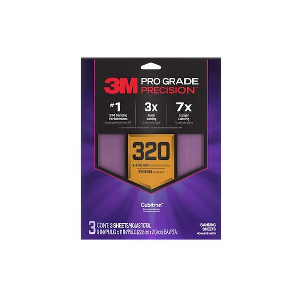 3m Precision Faster Sanding Sheets, PK3 7100328394