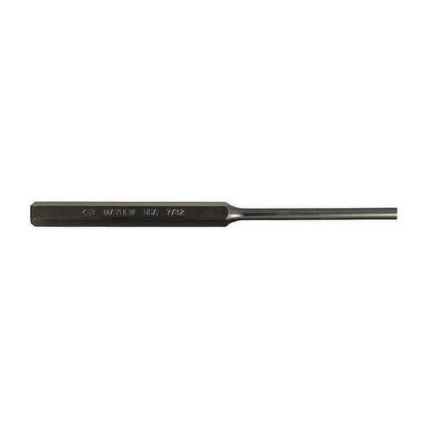 Mayhew Pro Pin Punch,6in L,7/32in Tip,Steel,BO 21219