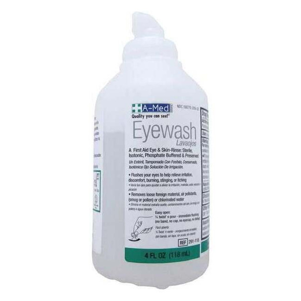 A-Med Eye Wash Bottle,4 oz. 5020-0292