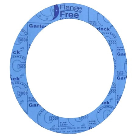 Garlock Ring Flange Gasket,Blue,5 in Pipe Size 3000RG-0300-062-0500