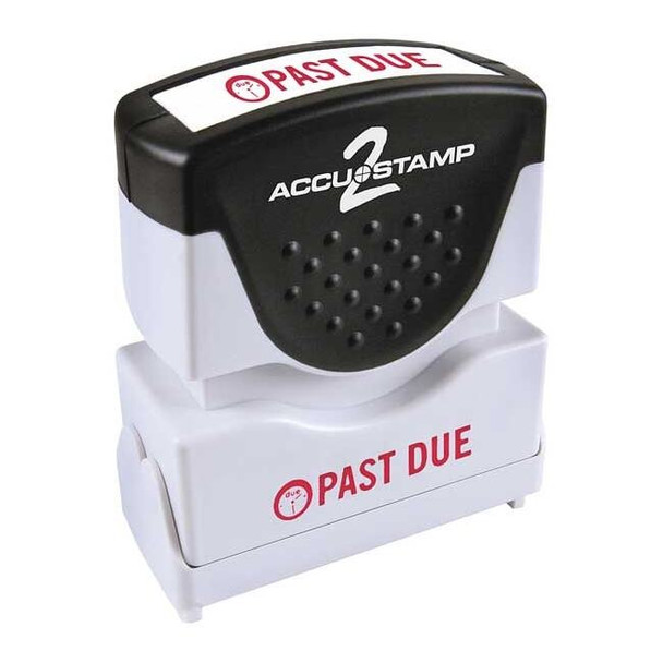 Accu-Stamp2 Microban Message Stamp, Past Due, 1/4" 038836