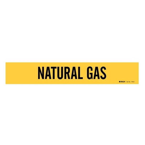 Brady Pipe Markr,Natural Gas,Y,2-1/2to7-7/8 In, 7196-1 7196-1