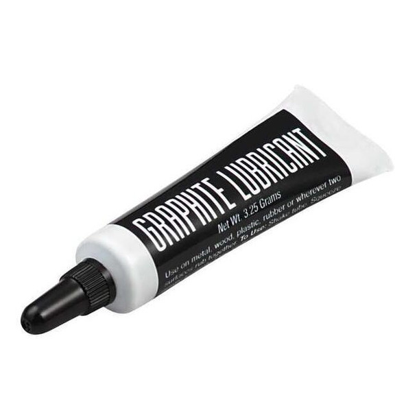 Dry Lubricant, 4.5 g, Tube, Graphite Base, 932 Degrees F Max Op Temp, Gray