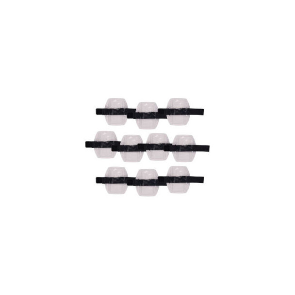 Ergodyne Squids 3386 Arm Band ID/Badge Holder One Size Black Pack of 10