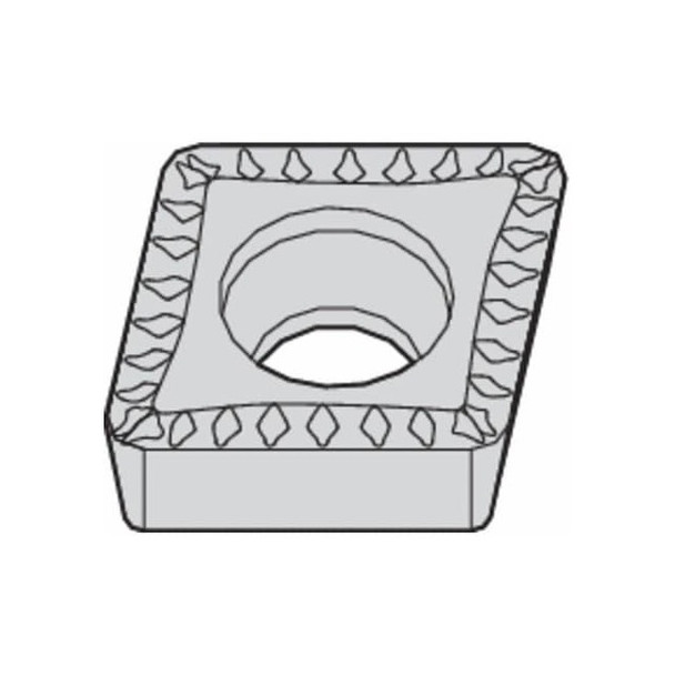 Widia Diamond Turning Insert, Diamond, 4, CCMT, 2, Carbide 5623444 Pack of 5