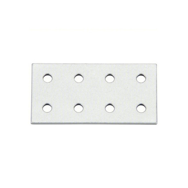 Fath JoiningPlate,Aluminum,Gray,13/64in,2in 093EVD51102
