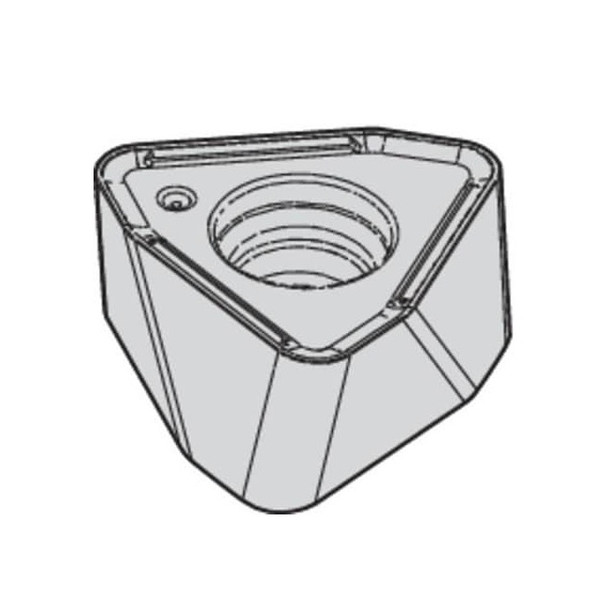 Widia Trigon Milling Insert,080412,Carbide 5564597 Pack of 5