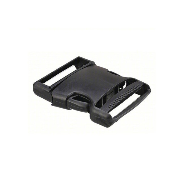 Bulk-Strap Side Squeeze Buckle,2" W,Black,PK5 B2