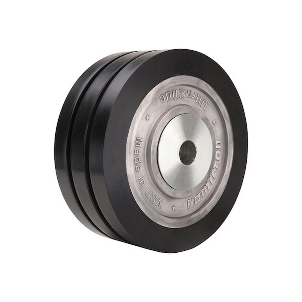 Hamilton Caster Wheel,8"dia,4,960 lb,Black W-830-SWF70D-3/4 Pack of 2