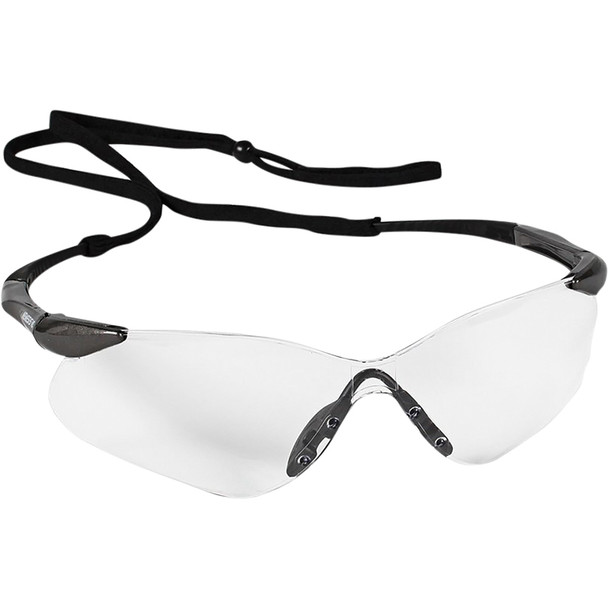 KLNGD Nemesis™ VL Saf Glasses (20470), Clr Lns, GunMtl Fr, Scratch Resist, Unisex for M/ W (CA/12BX) 20470