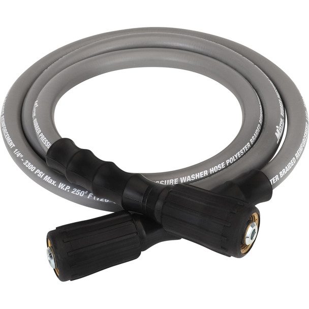 1/4" x 6' Poly Braided Pressure Washer Hose Assembly PW31406
