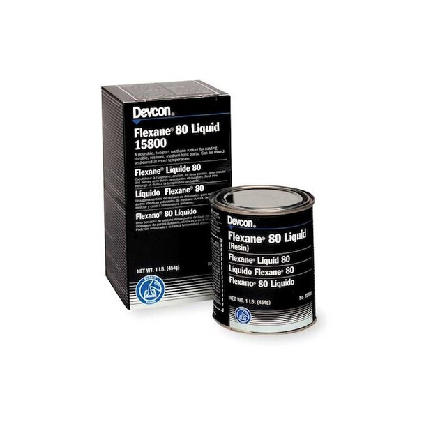Flexane 80 Liquid, 1 lb Container Size, Can, Flexane, Black Pack of 6