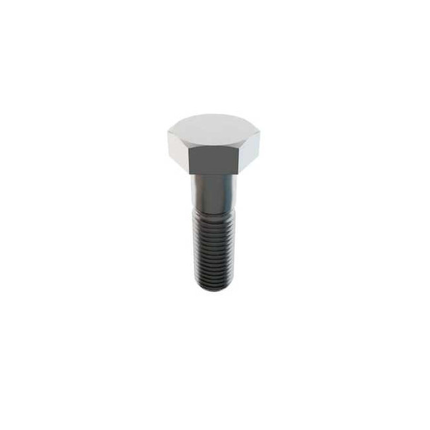 18-8, 1"-8 Hex Head Cap Screw, Plain Stainless Steel, 3-1/2 in L