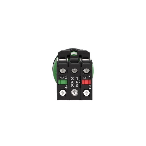 Schneider Electric SelectorSwitch,Illum,2Pos,30mm,Green XB5FK123M5