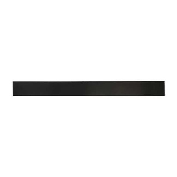 1" Comm. Grade Buna-N Rubber Strip, 2"x36", Black, 70A