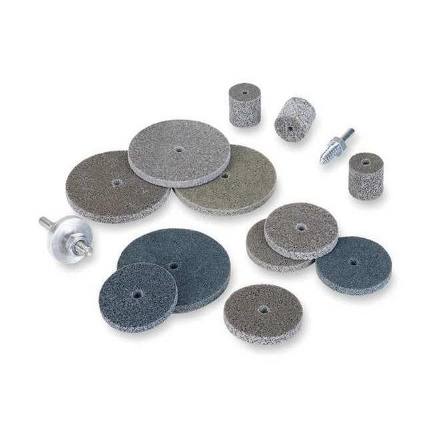 Norton Abrasives Unitized Wheel,3 in Dia,1/4 in Connect 66261058859