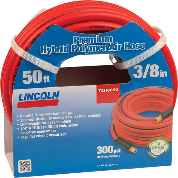 50FT 3/8” Hybrid Polymer Air Hose 72H3850