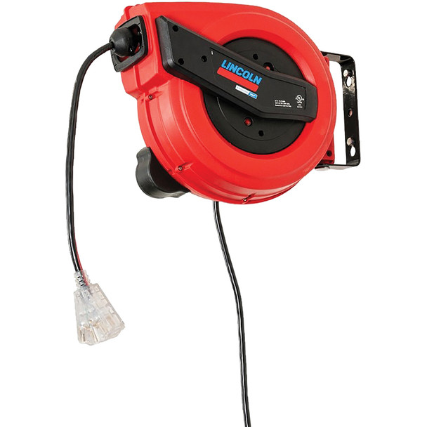 60FT Tri-tap Elec Power Extension Cord Reel 91039