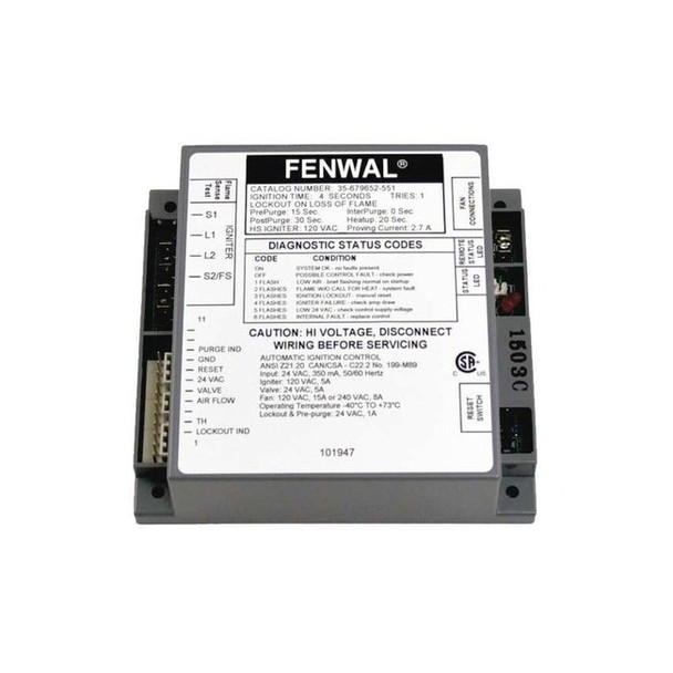 Fenwal Control Board 35-679652-551