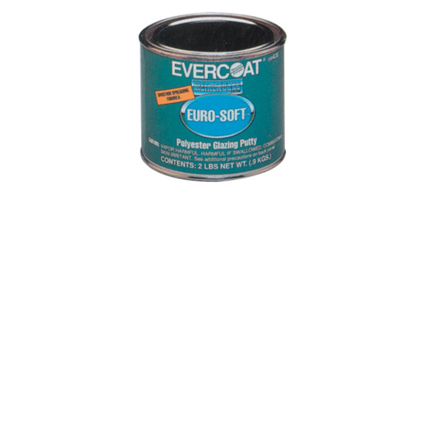 Euro-Soft Polyester Glazing Putty, 1-Quart 408