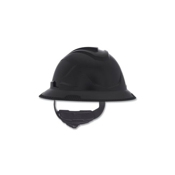 V-Gard® C1™ Hard Hat, Fas-Trac® III 4 Point Ratchet, Non-Vented, Black Pack of 16