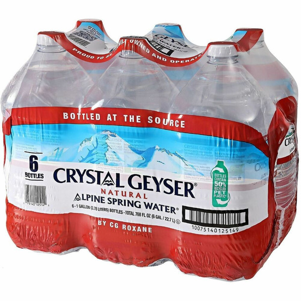 Crystal Geyser  Bottled Water 12514
