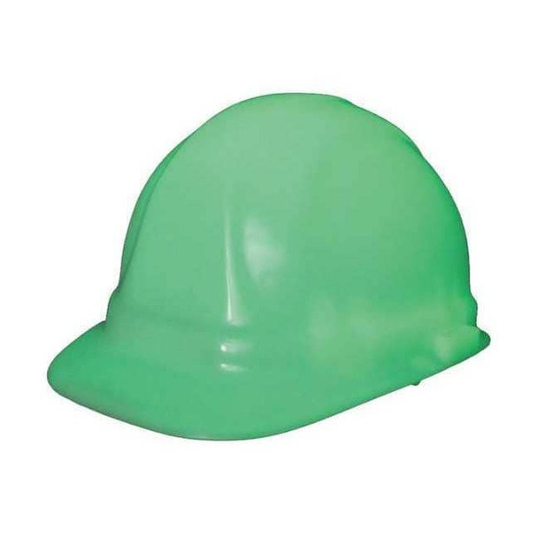 Hard Hat, Omega II, Polyethylene, 6 Point Ratchet, Type 1, Class E, Green