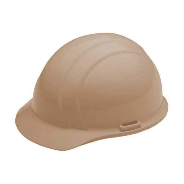 Hard Hat, Americana, Polyethylene, 4 Point Ratchet, Type 1, Class E, Beige