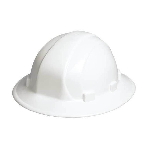 Hard Hat, Omega II, Polyethylene, 6 Point Pinlock, Type 1, Class E, White