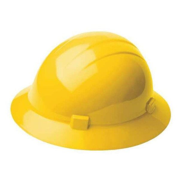 Hard Hat, Americana, Polyethylene, 4 Point Ratchet, Type 1, Class E, Yellow