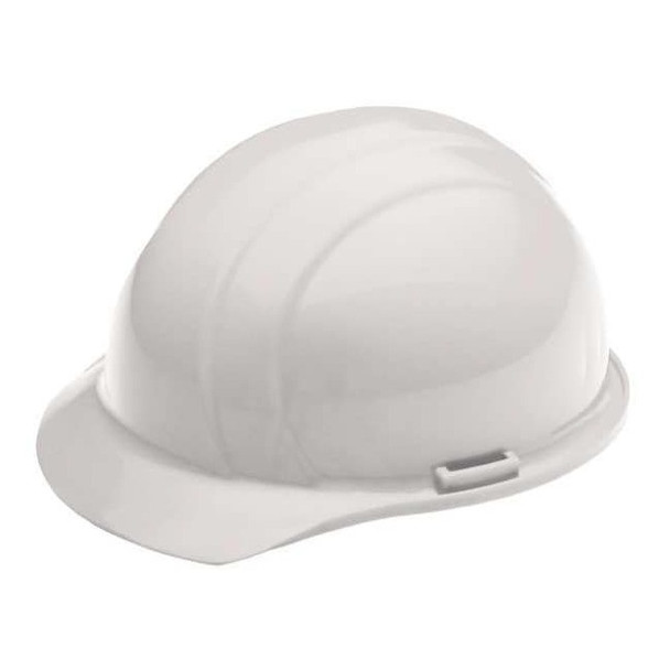 Hard Hat, Americana, Polyethylene, 4 Point Pinlock, Type 1, Class E, White