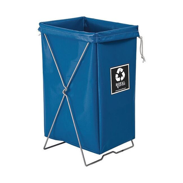 Royal Basket Trucks Steel/Vinyl Enviro Hamper Kit Blue G00-BBX-EBK