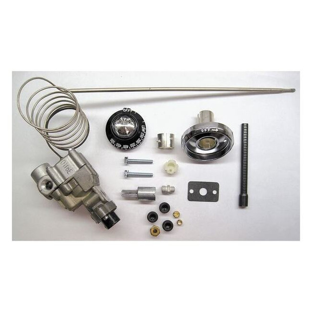 Robertshaw Gas Thermostat, 1/4 in Pipe,250 to 550 F 4350-127