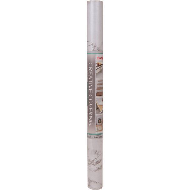 Creative Covering 18"x9' Marble Gray Liner 09F-C9AB63-12