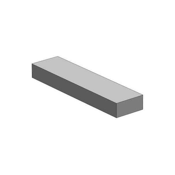 Manufacturer Varies Flat Bar Stock 6061,24 in Overall L 61F.5X10-24