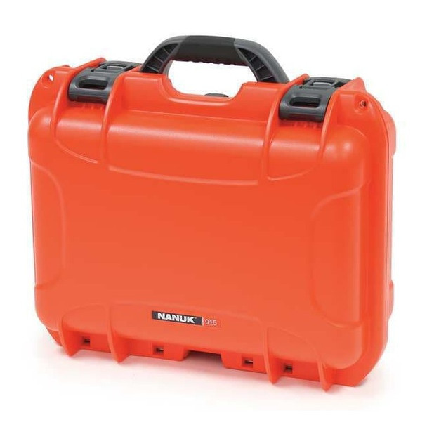 Nanuk Cases Orange Protective Case, 15.8"L x 12.1"W x 6.8"D 915S-000OR-0A0