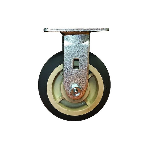Royal Basket Trucks Rigid Caster,6 In. Polyurethane G06-GRX-CRB-RUN