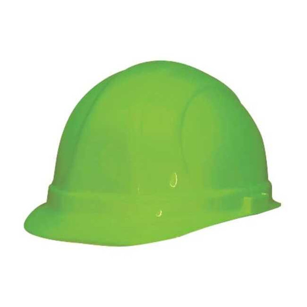 Hard Hat, Omega II, Polyethylene, 6 Point Ratchet, Type 1, Class E, Hi-Vis Lime