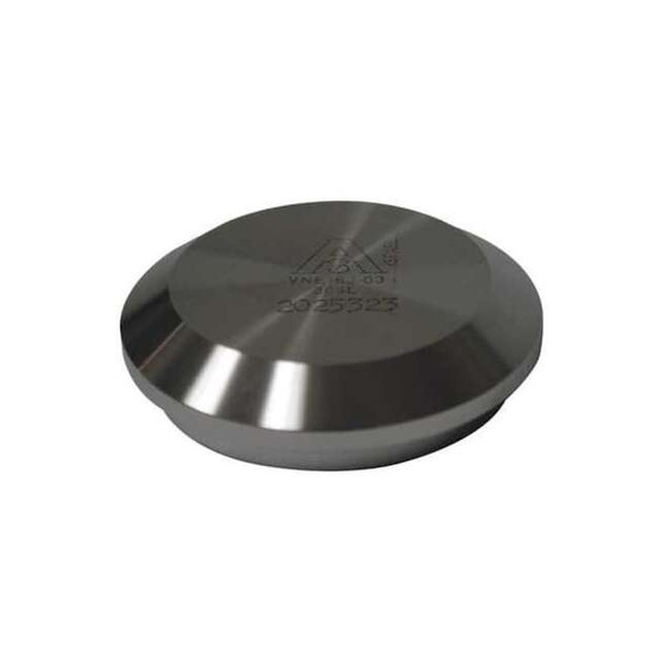 Manufacturer Varies Male Cap, Stainless Steel, Cap 3 in E16AI-14I3.0