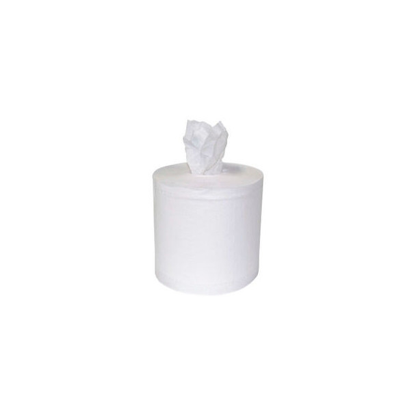 2-Ply Center Pull Roll White 600 Sheets/Center Pull 6 Center Pulls/Case