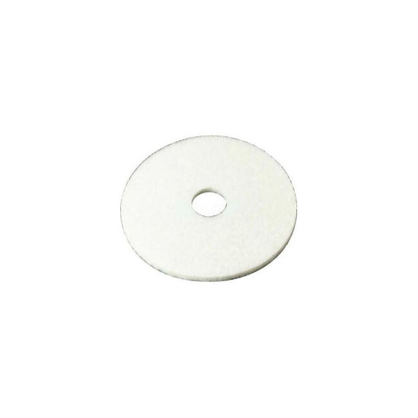 3M 10"" Polishing Pad White 5 Per Case