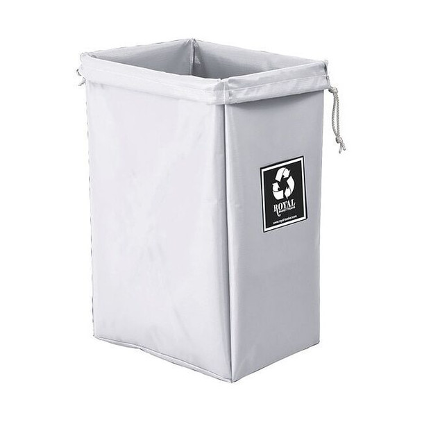 Royal Basket Trucks vinyl Enviro Hamper Bag White G00-WWX-EBN