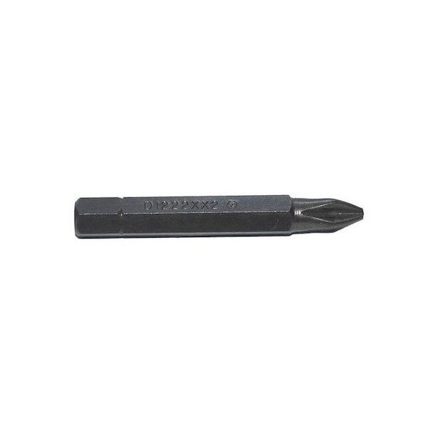 Zephyr Insert Bit,Hex Shank,Single End D1222XX2