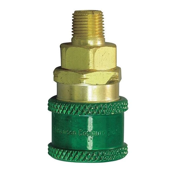 Hansen Coupler Body,UNF,1/4,Brass GR604R