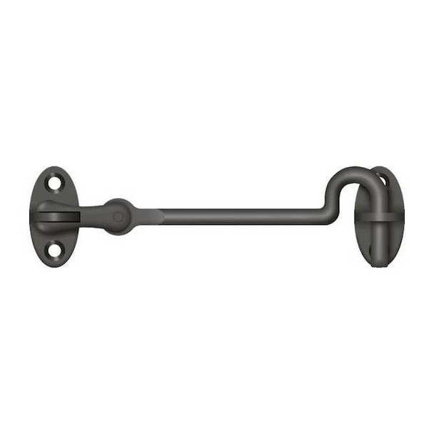 Deltana Cabin Swivel Hooks, 4" Oil Rubbed Bronze CHK4U10B