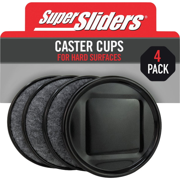 Super Sliders 2-1/2 In. Round Furniture Leg Cup (4-Pack) 4263326SL