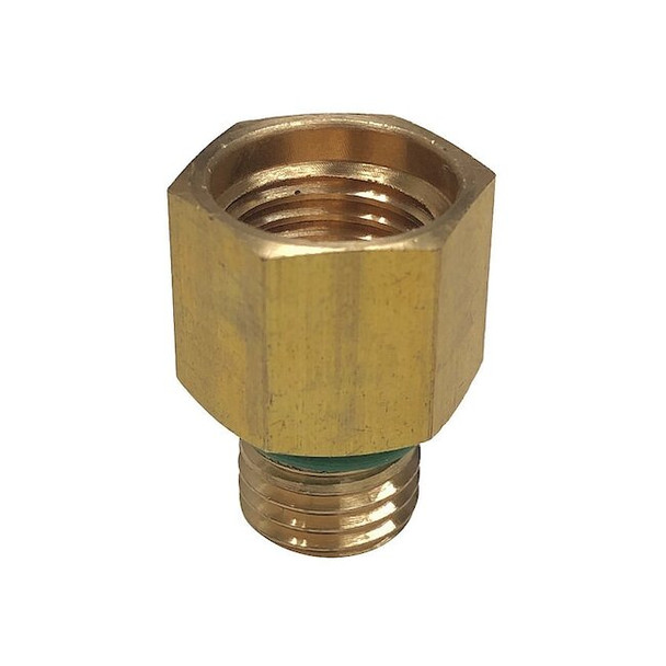 Airsept A/C Hose Adapter Coupler,Brass,1-1/2" L 72152 Pack of 12