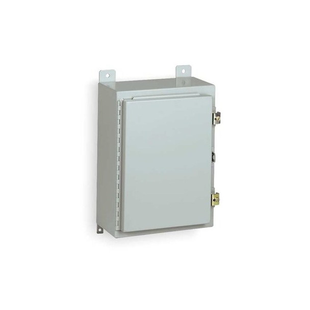 Padlockable Hasp Electrical Enclosures, 16 in H, 8 in D, 16 in W, 12, 13, Steel