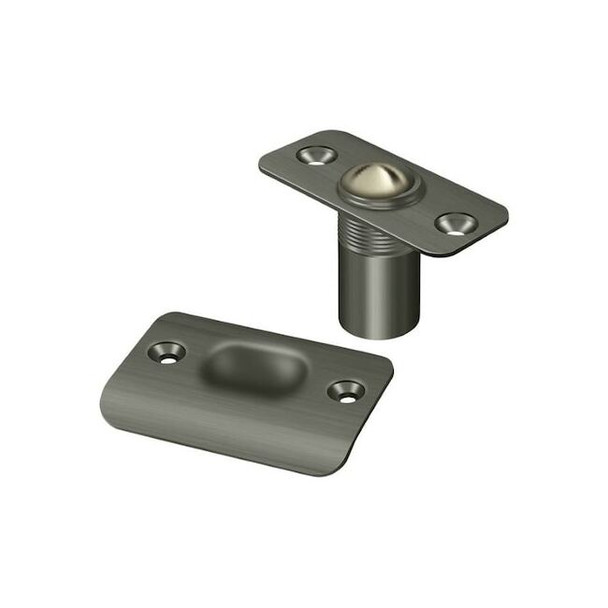 Deltana Ball Catch, Round Corners Antique Nickel BC218RU15A
